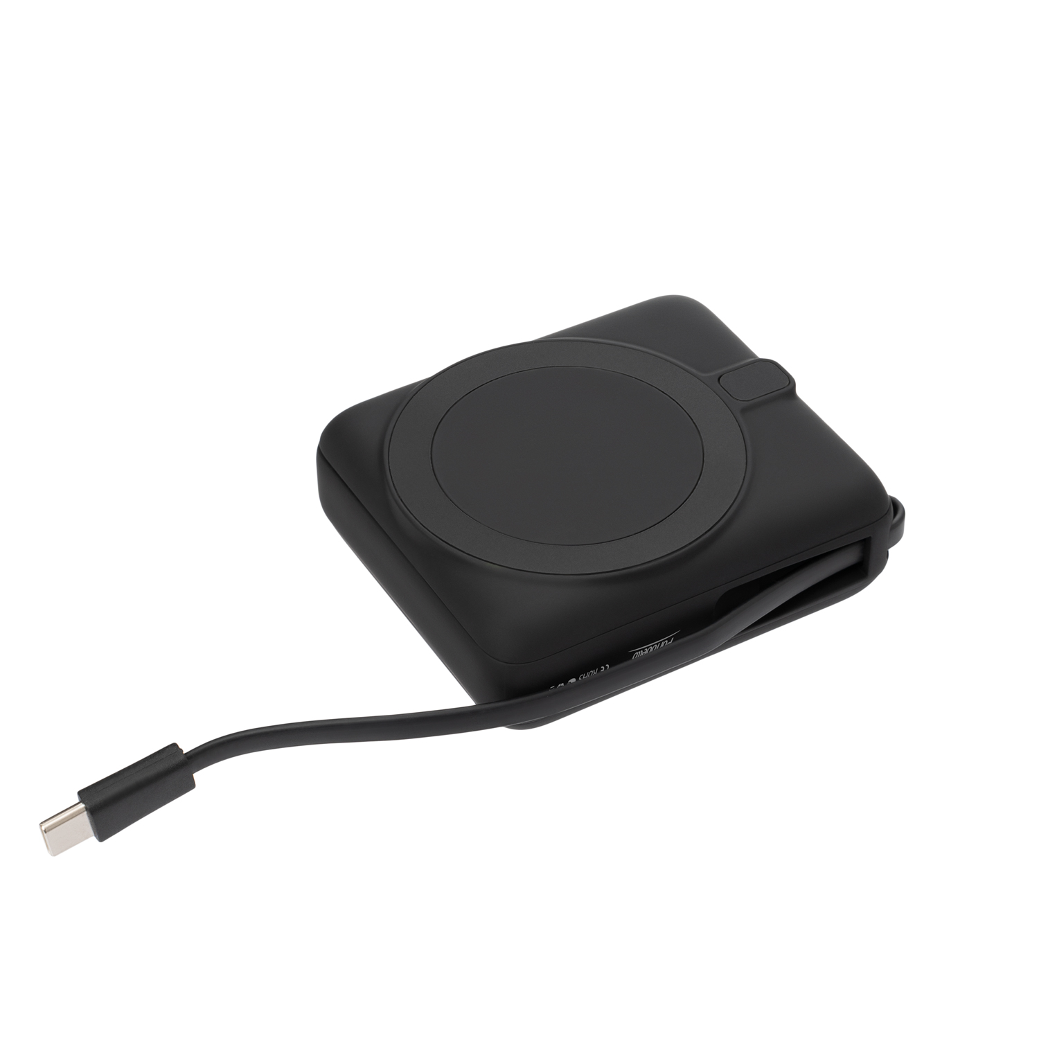 Внешний аккумулятор с подсветкой Ritter PD 10000mAh с функцией беспроводной зарядки 15W, черный