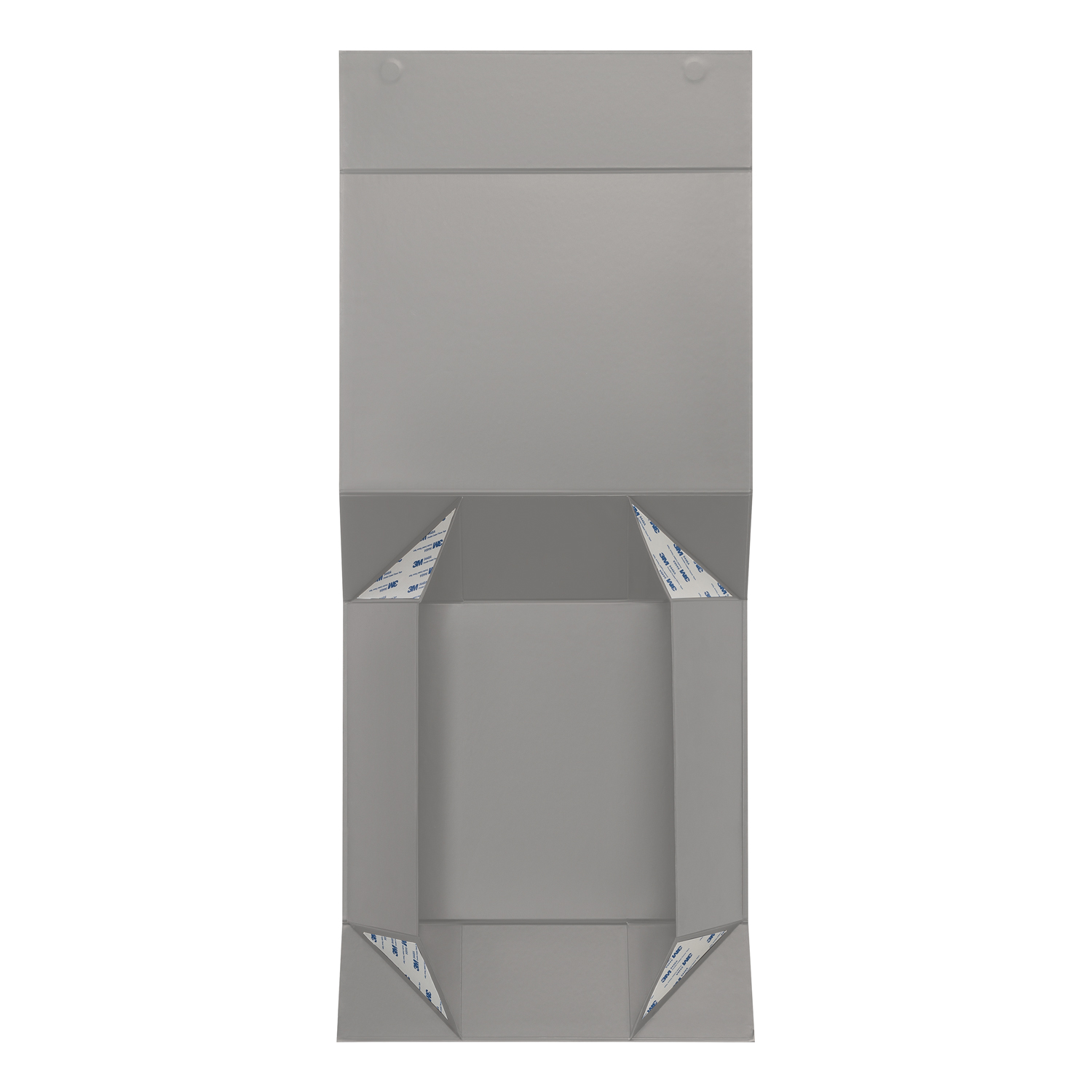 Подарочная коробка-трансформер большая, серая