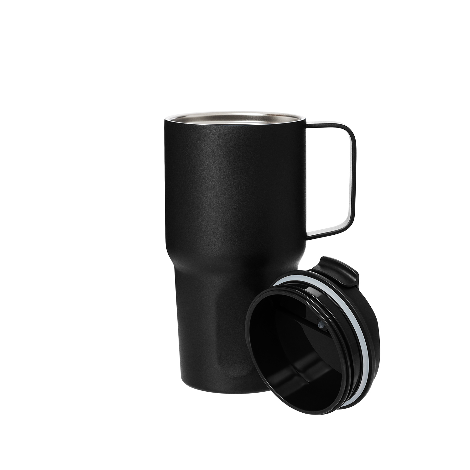 Термокружка вакуумная Авентура (Aventura), черная