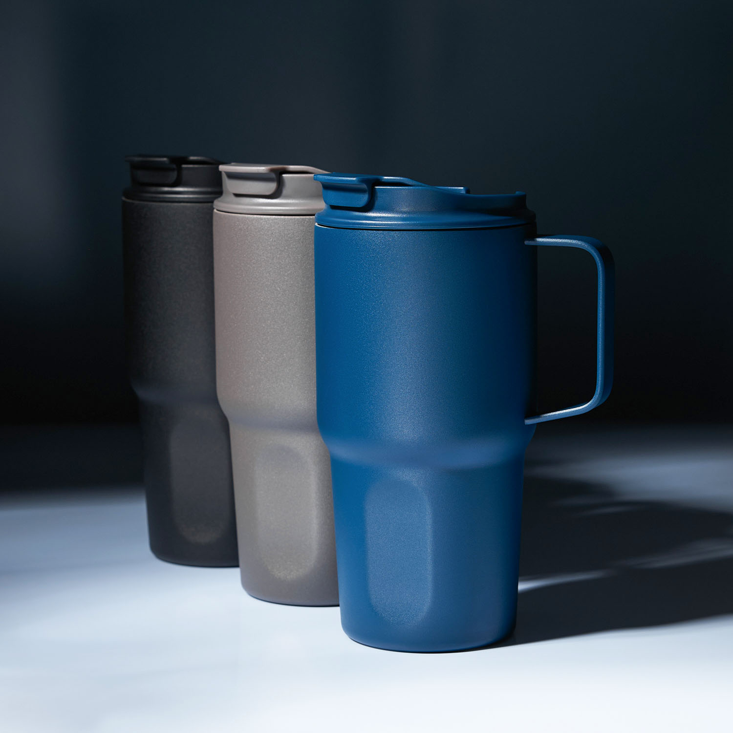 Термокружка вакуумная Авентура (Aventura), серая