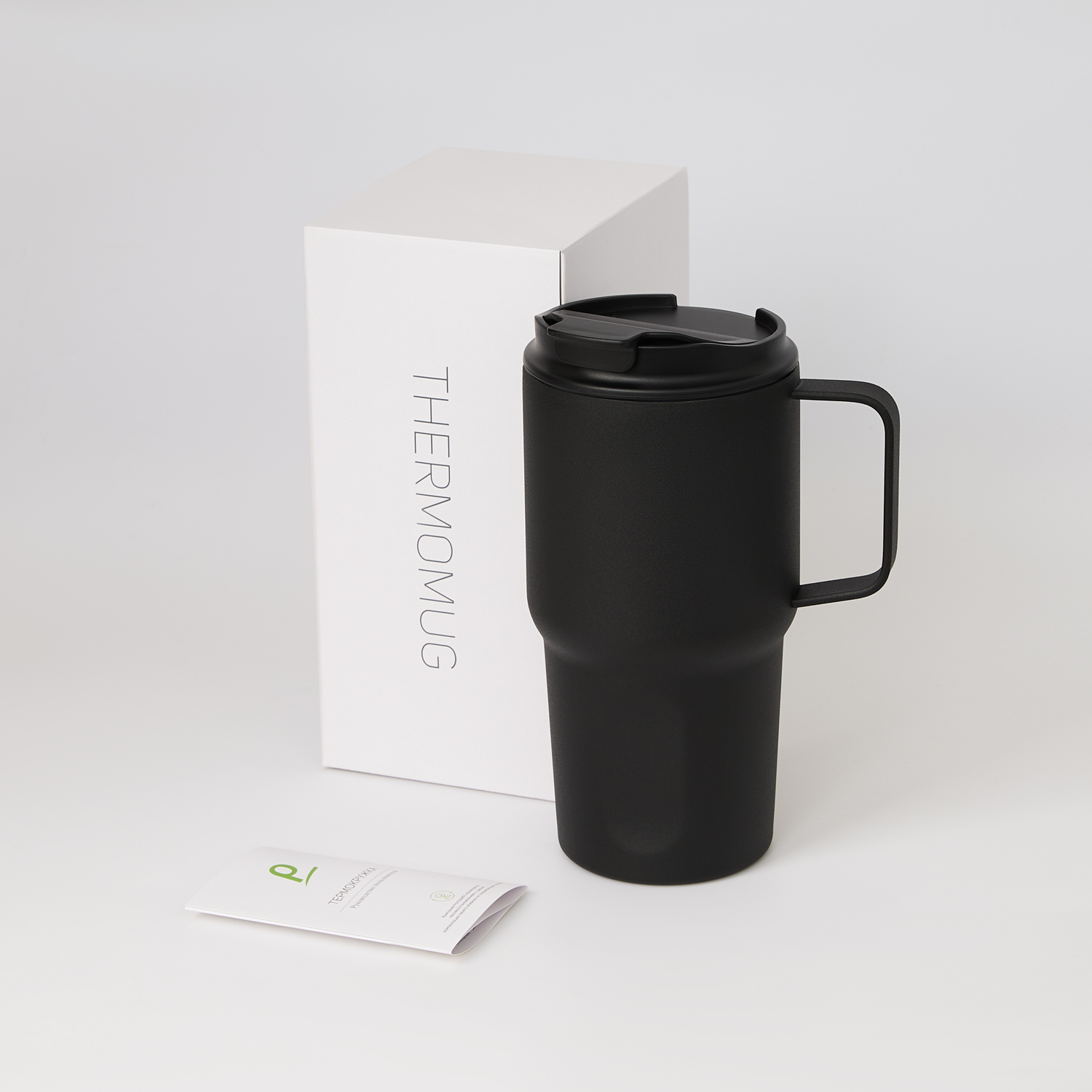 Термокружка вакуумная Авентура (Aventura), серая