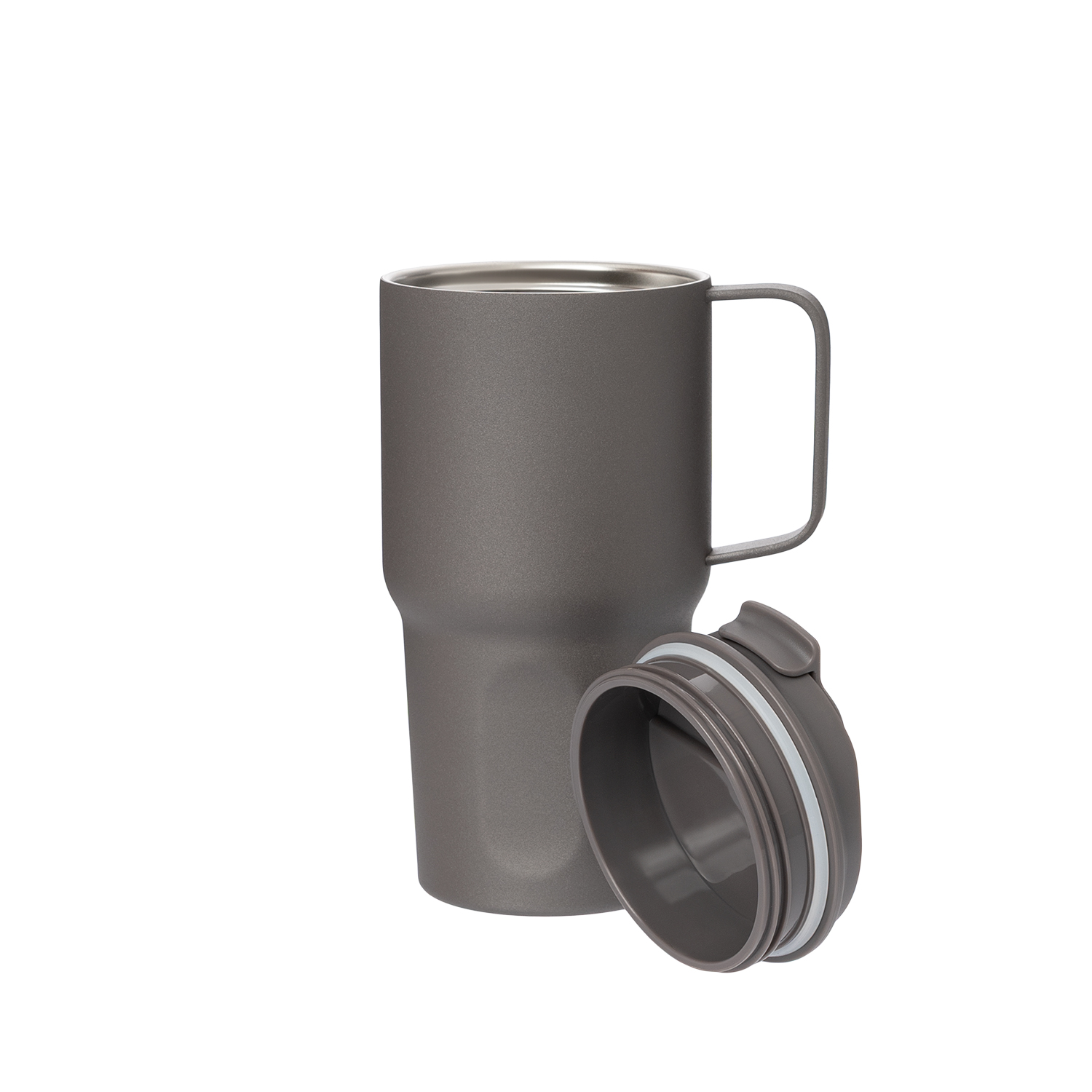 Термокружка вакуумная Авентура (Aventura), серая