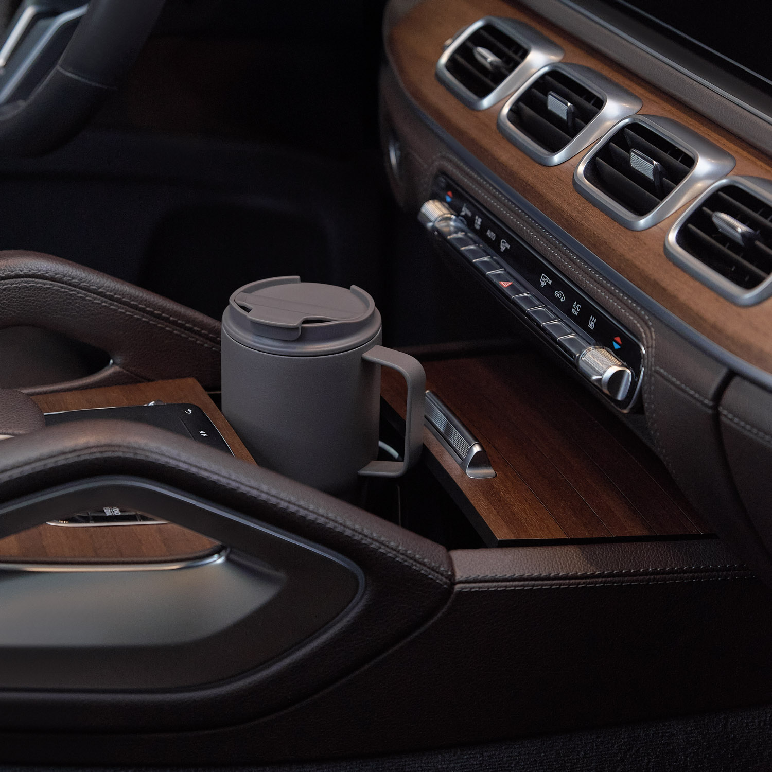 Термокружка вакуумная Авентура (Aventura), синяя