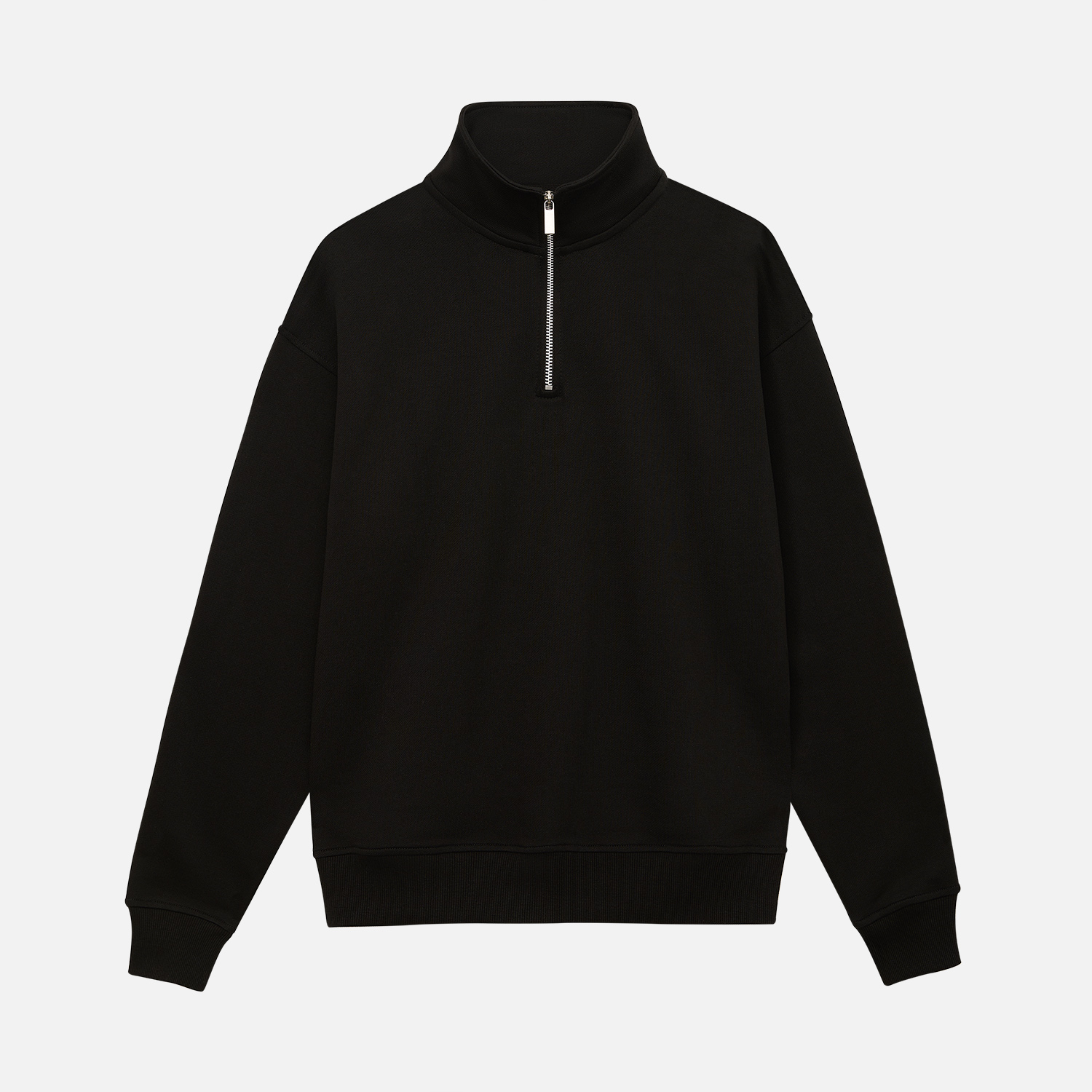 Толстовка на молнии унисекс Флоу (Flow), черная, размер 3XL/4XL