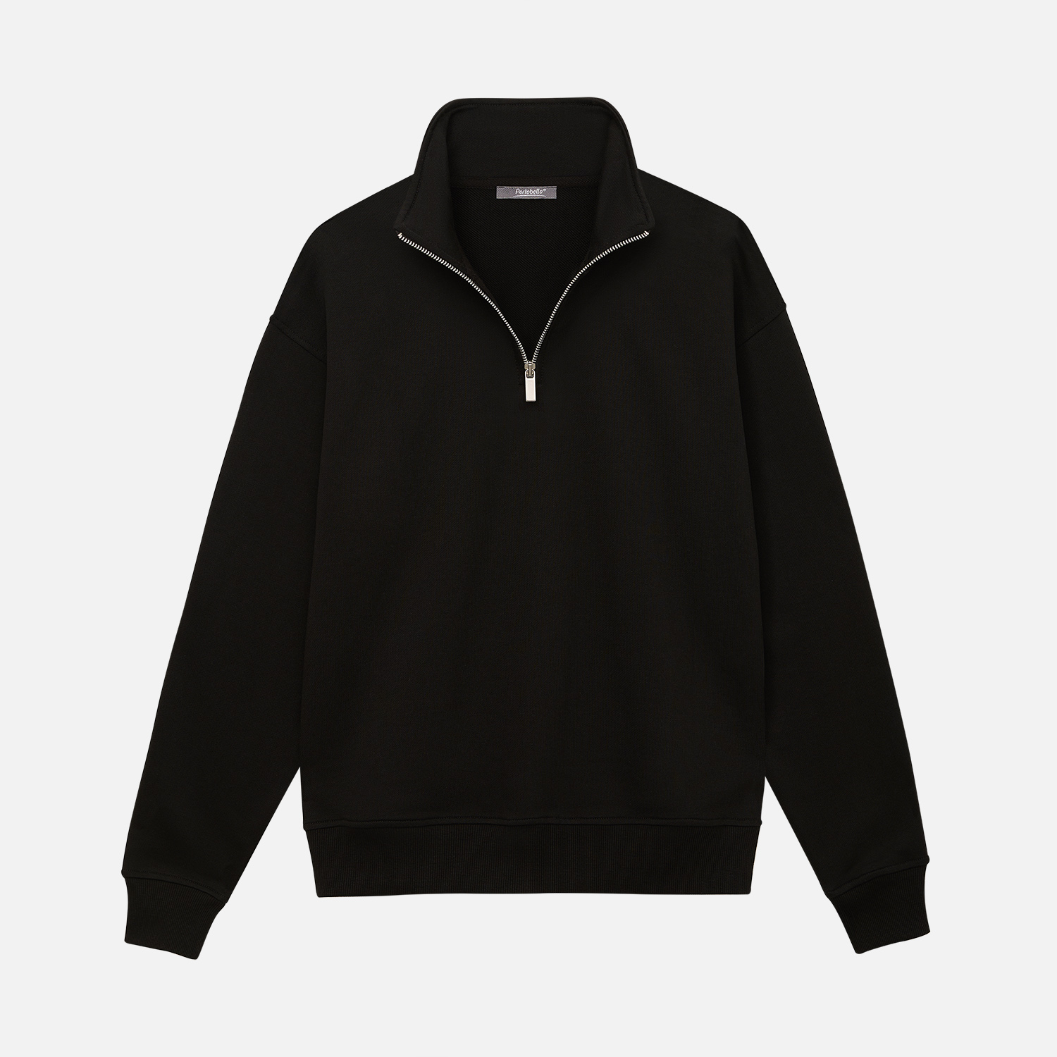 Толстовка на молнии унисекс Флоу (Flow), черная, размер 3XL/4XL