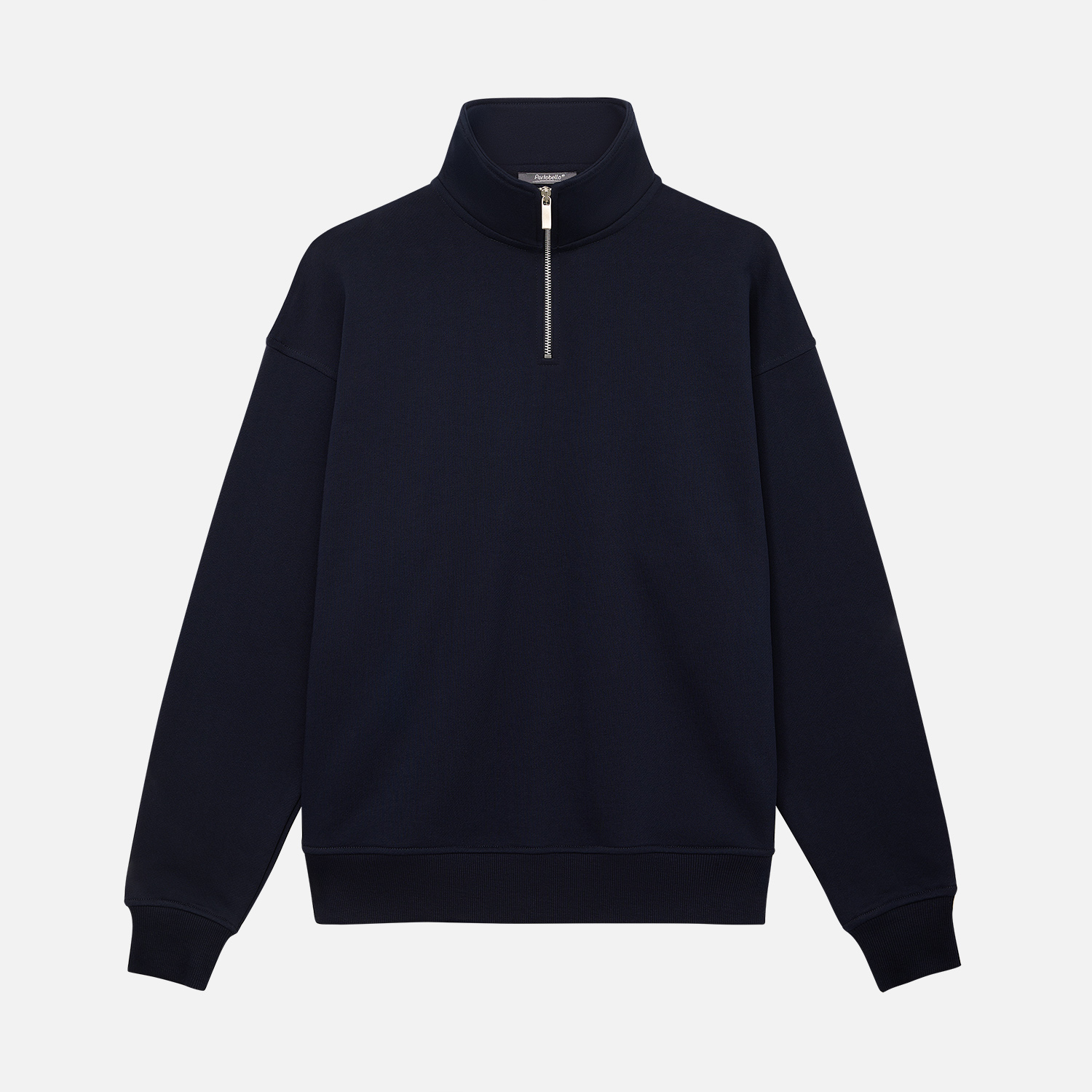 Толстовка на молнии унисекс Флоу (Flow), темно-синяя