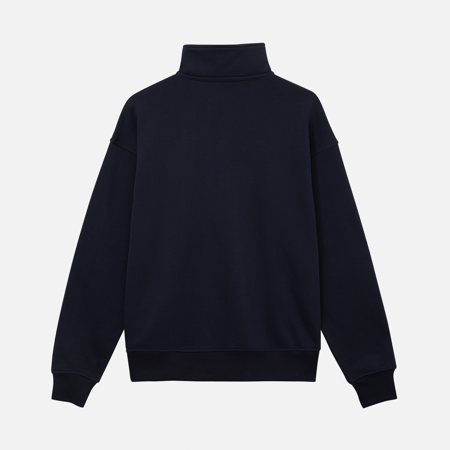 Толстовка на молнии унисекс Флоу (Flow), темно-синяя, размер 3XL/4XL