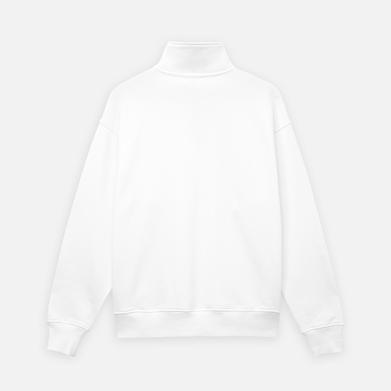 Толстовка на молнии унисекс Флоу (Flow), белая, размер XL/2XL