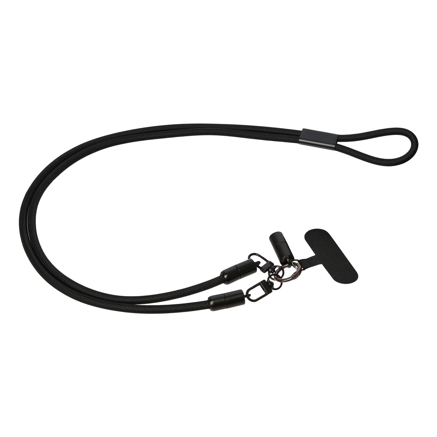 Кабель-ланьярд Voltrix, черный