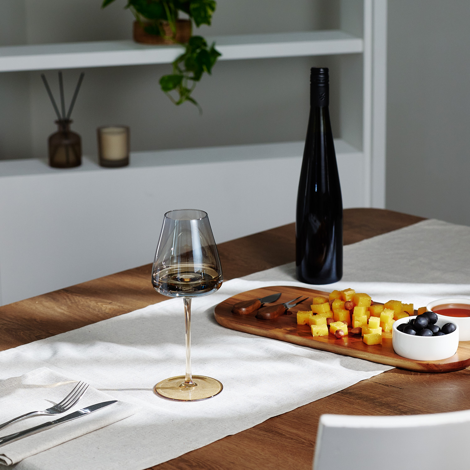 Бокал для вина Ницца (Nizza), градиент золотой