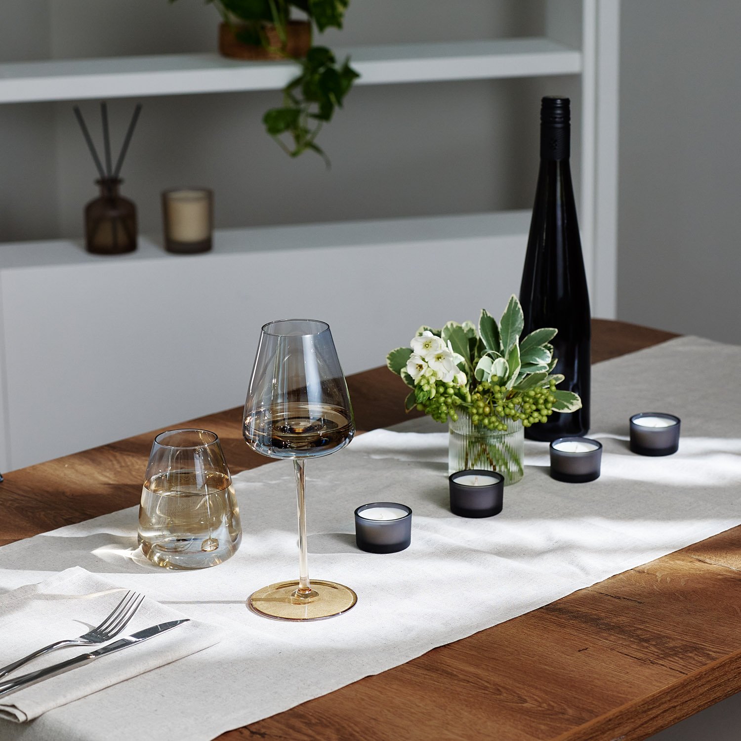 Бокал для вина Ницца (Nizza), градиент золотой