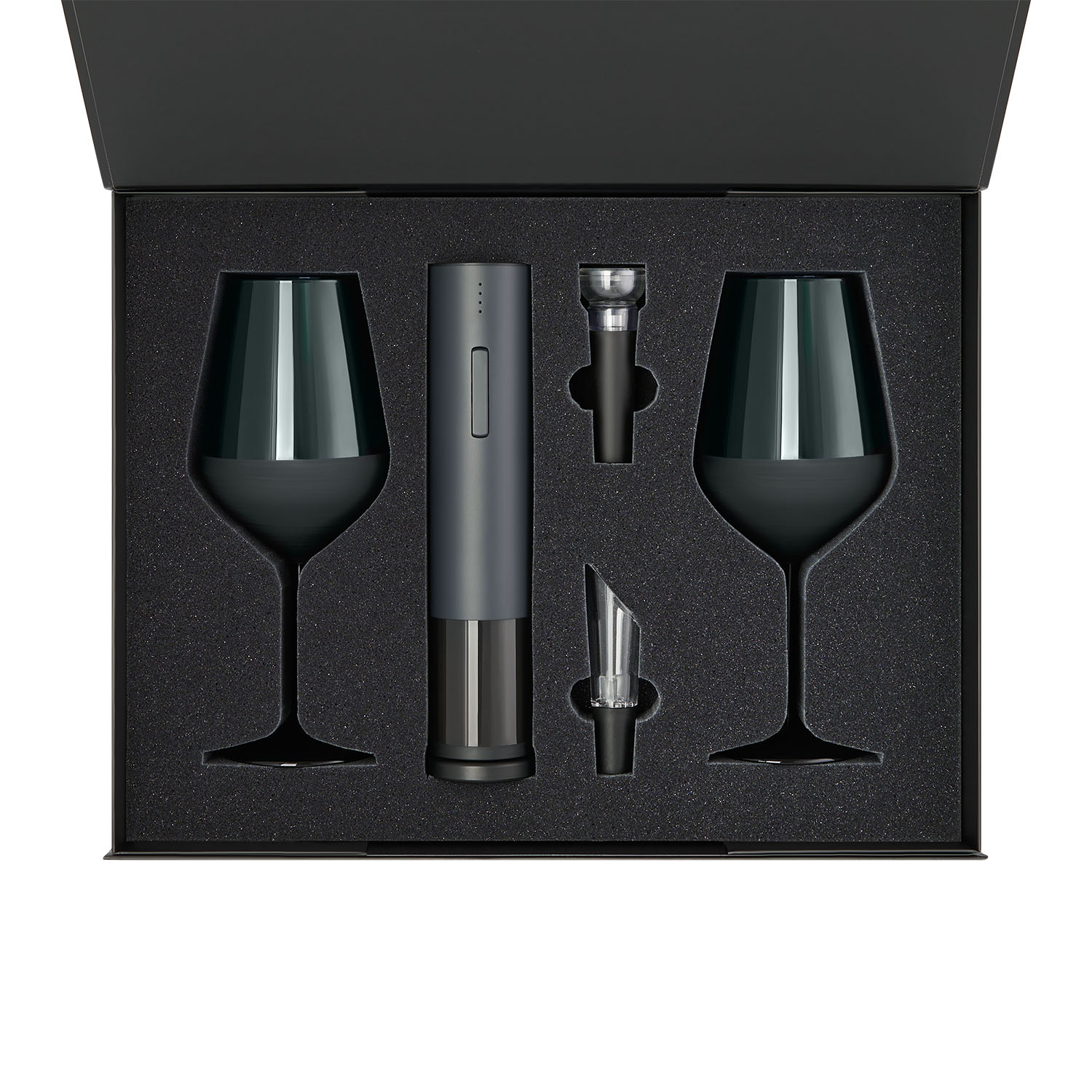 Ложемент под 2 бокала для вина + набор для вина Sacramento в большую коробку-трансформер (арт. 695722)