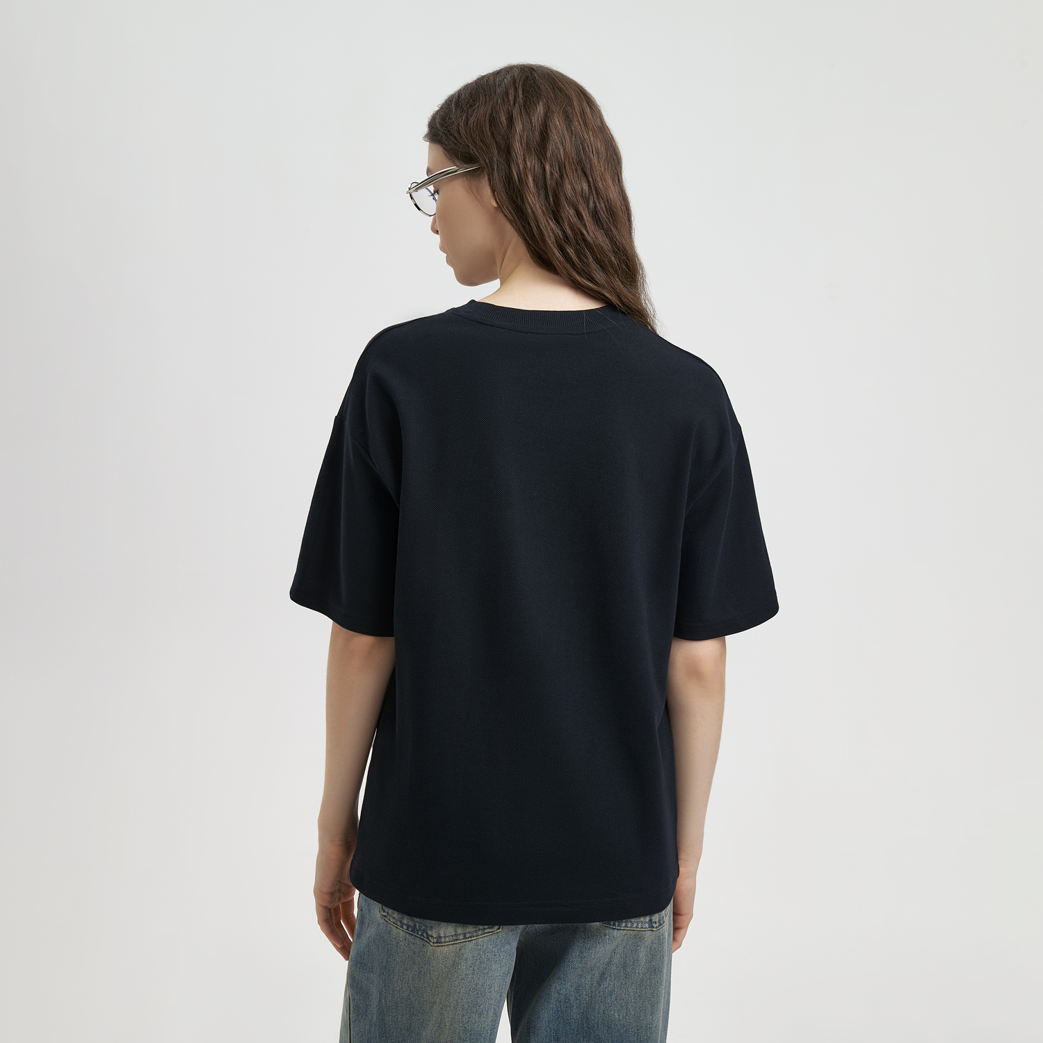 Футболка унисекс премиум AURA, 100% хлопок 200гр. черный, размер XS/S