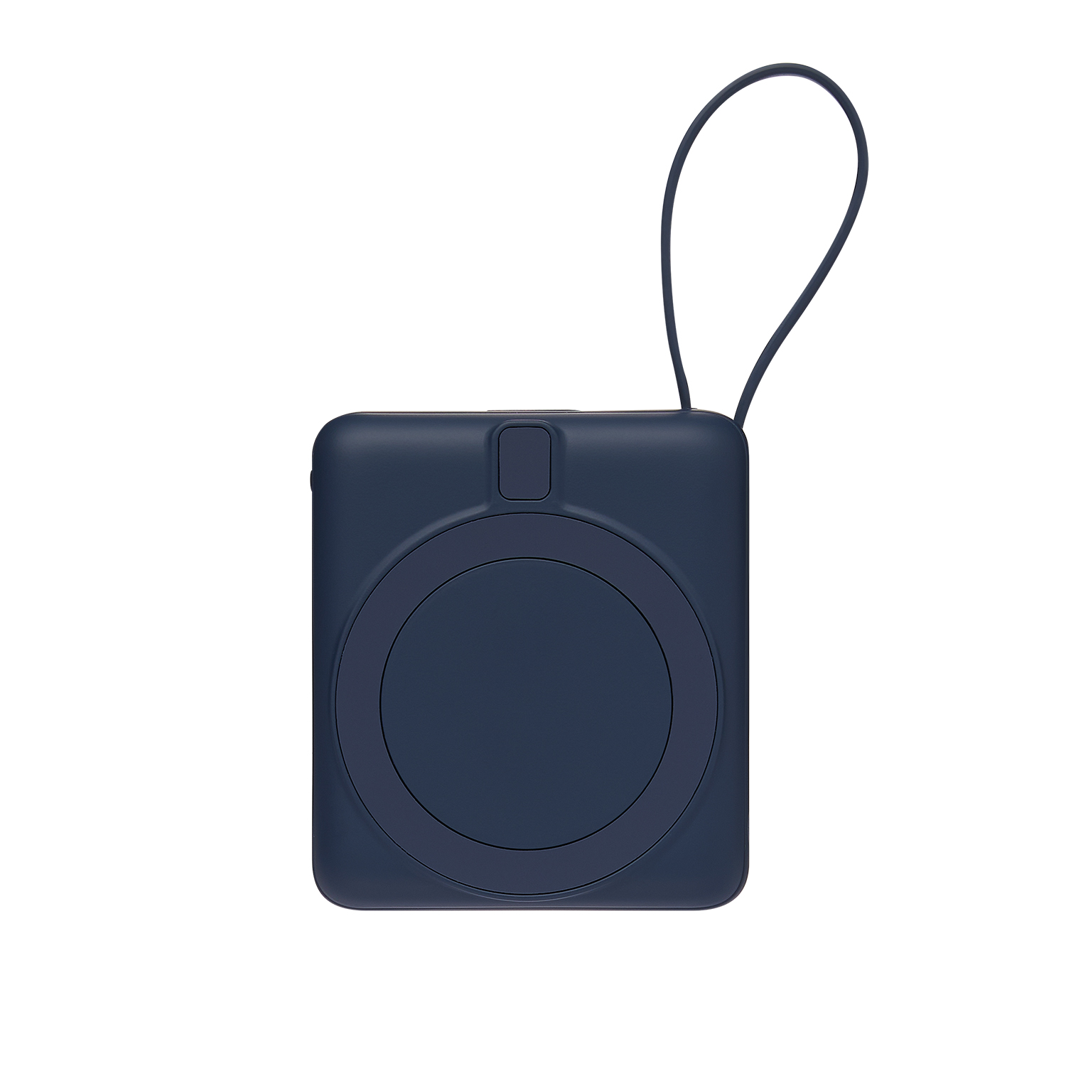 Внешний аккумулятор с подсветкой Ritter PD 10000mAh с функцией беспроводной зарядки 15W, синий