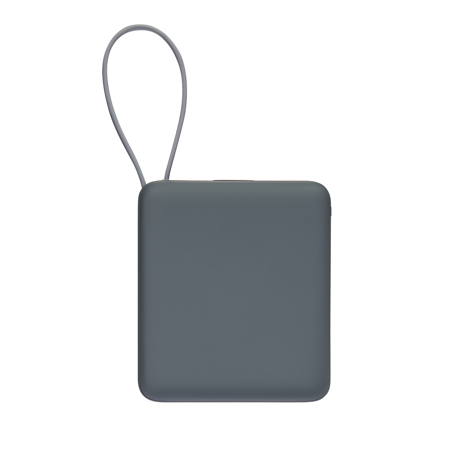 Внешний аккумулятор с подсветкой Ritter PD 10000mAh с функцией беспроводной зарядки 15W, серый