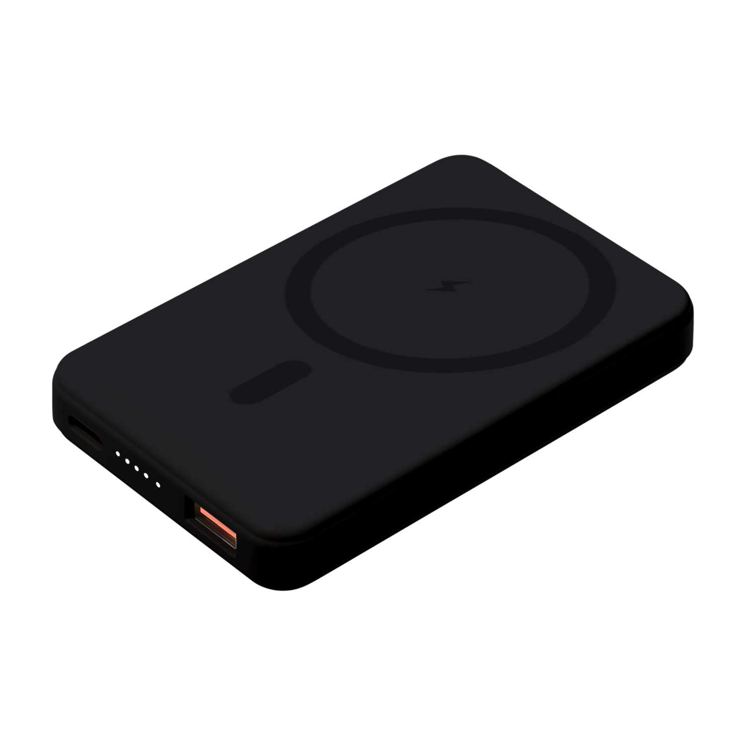 Внешний аккумулятор Largo PD 5000mAh с функцией беспроводной зарядки 15W, черный