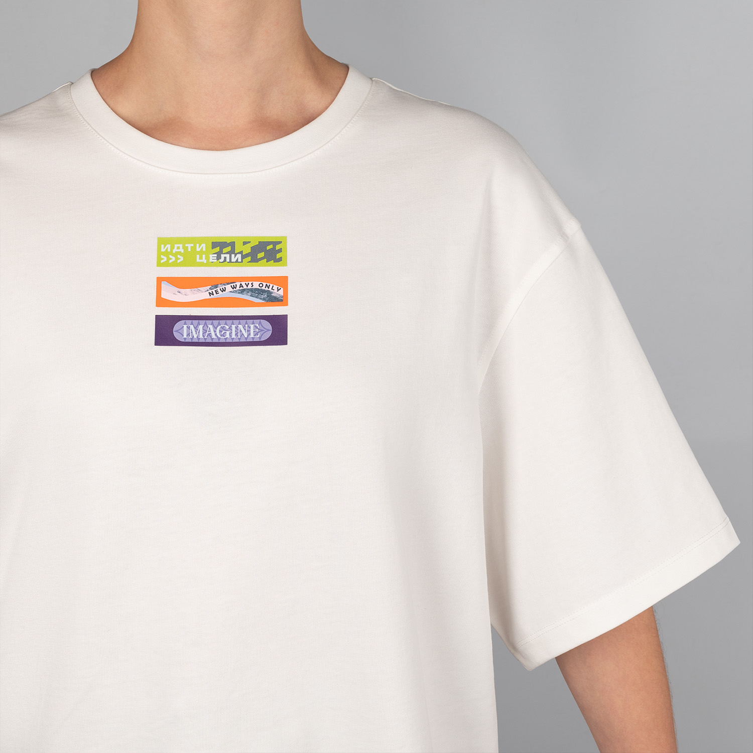 Футболка унисекс RUST NEO, 100% хлопок, 250 гр., белый (теплый тон), размер XL/2XL