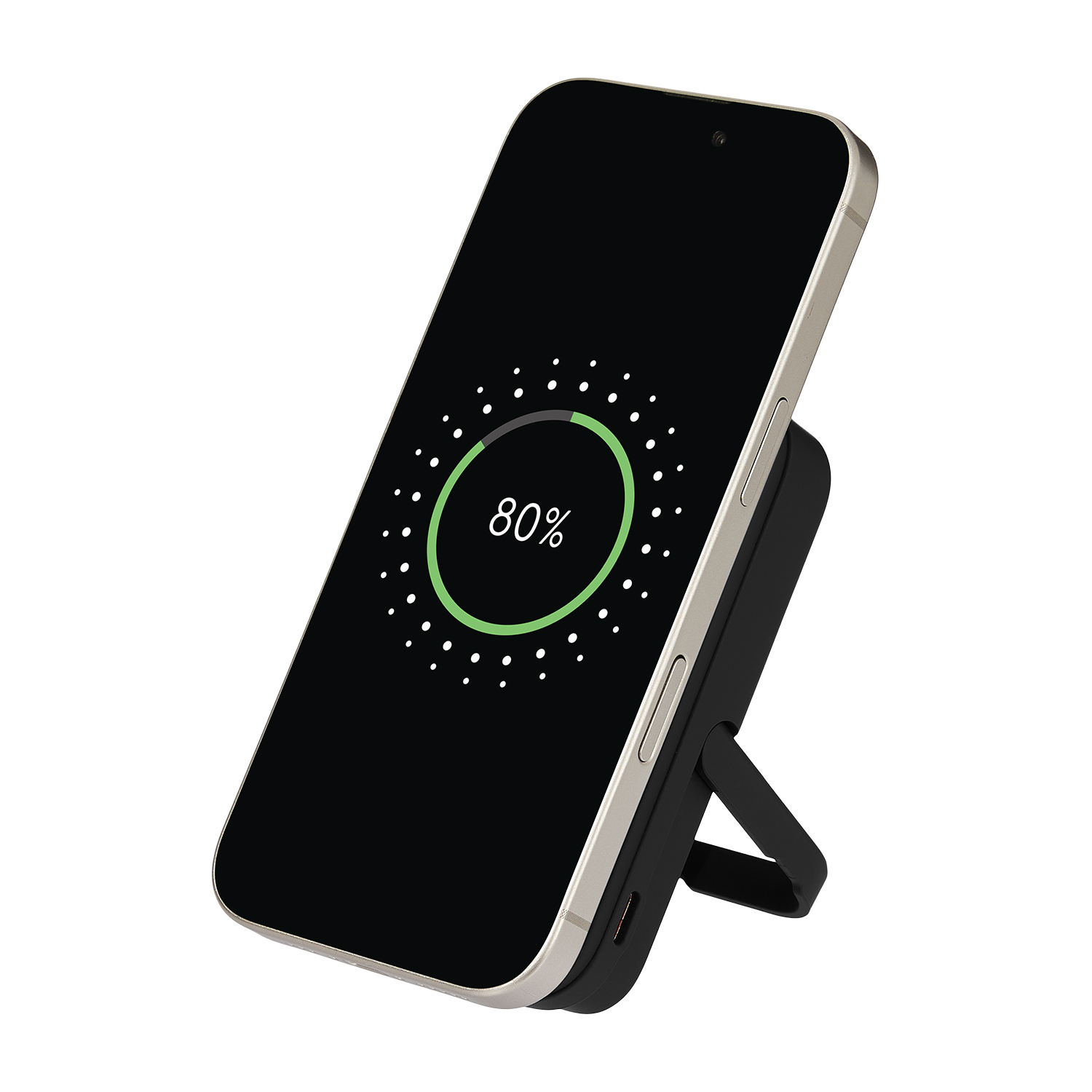 Внешний аккумулятор Union PD 10000mAh с функцией беспроводной зарядки 15W, черный