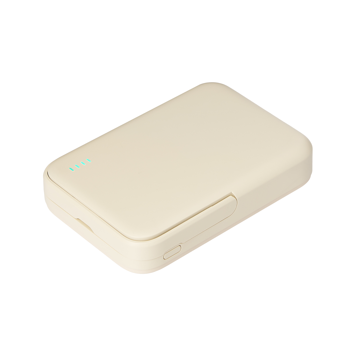 Внешний аккумулятор Юнион PD (Union PD) 10000mAh с функцией беспроводной зарядки 15W, бежевый