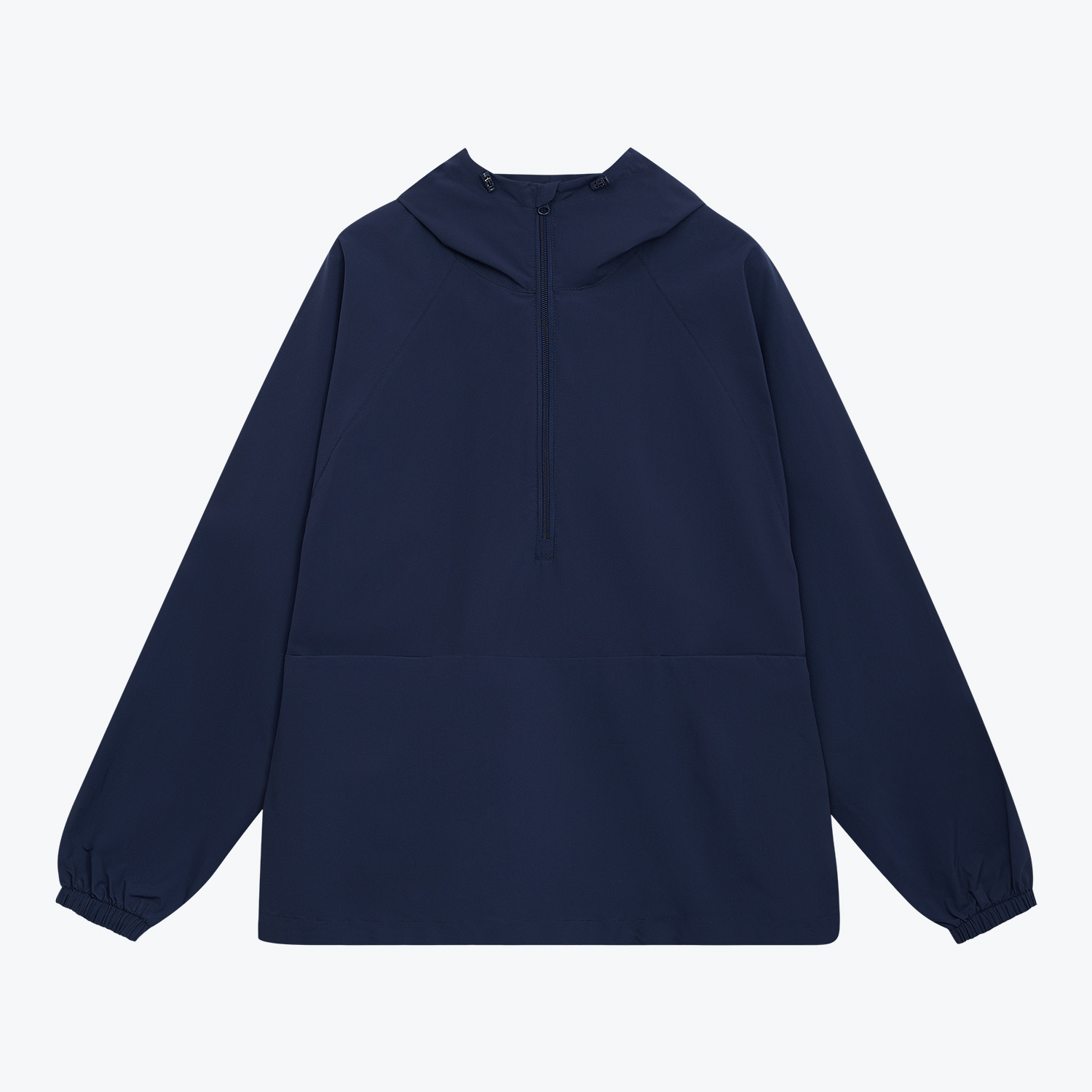 Ветровка (анорак) оверсайз унисекс Риссман (Rissman), темно-синяя, размер M/L