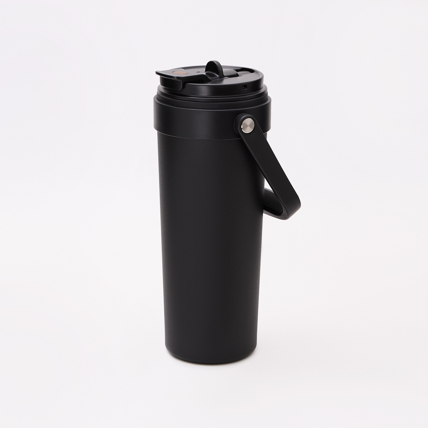 Термокружка вакуумная Соло (Solo), черная