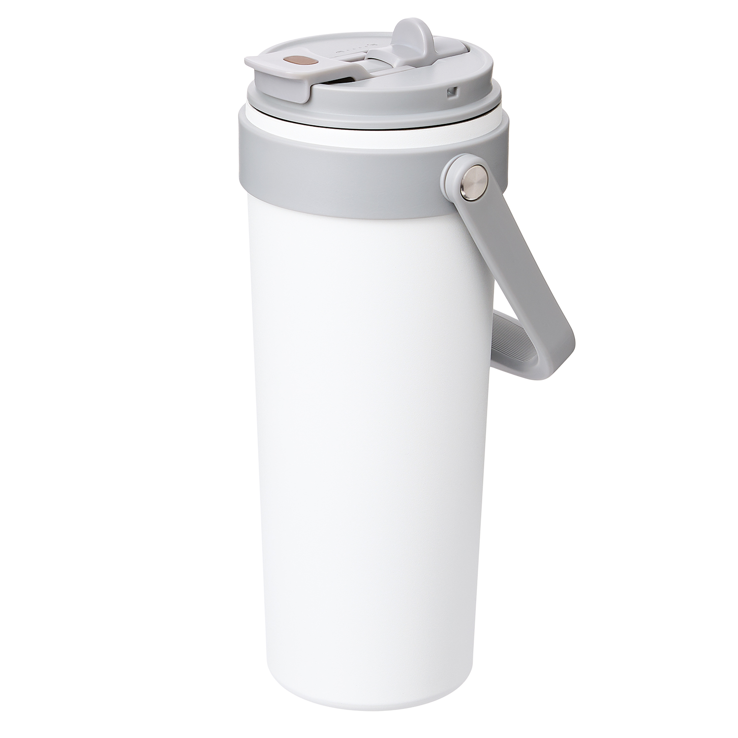 Термокружка вакуумная Соло (Solo), белая