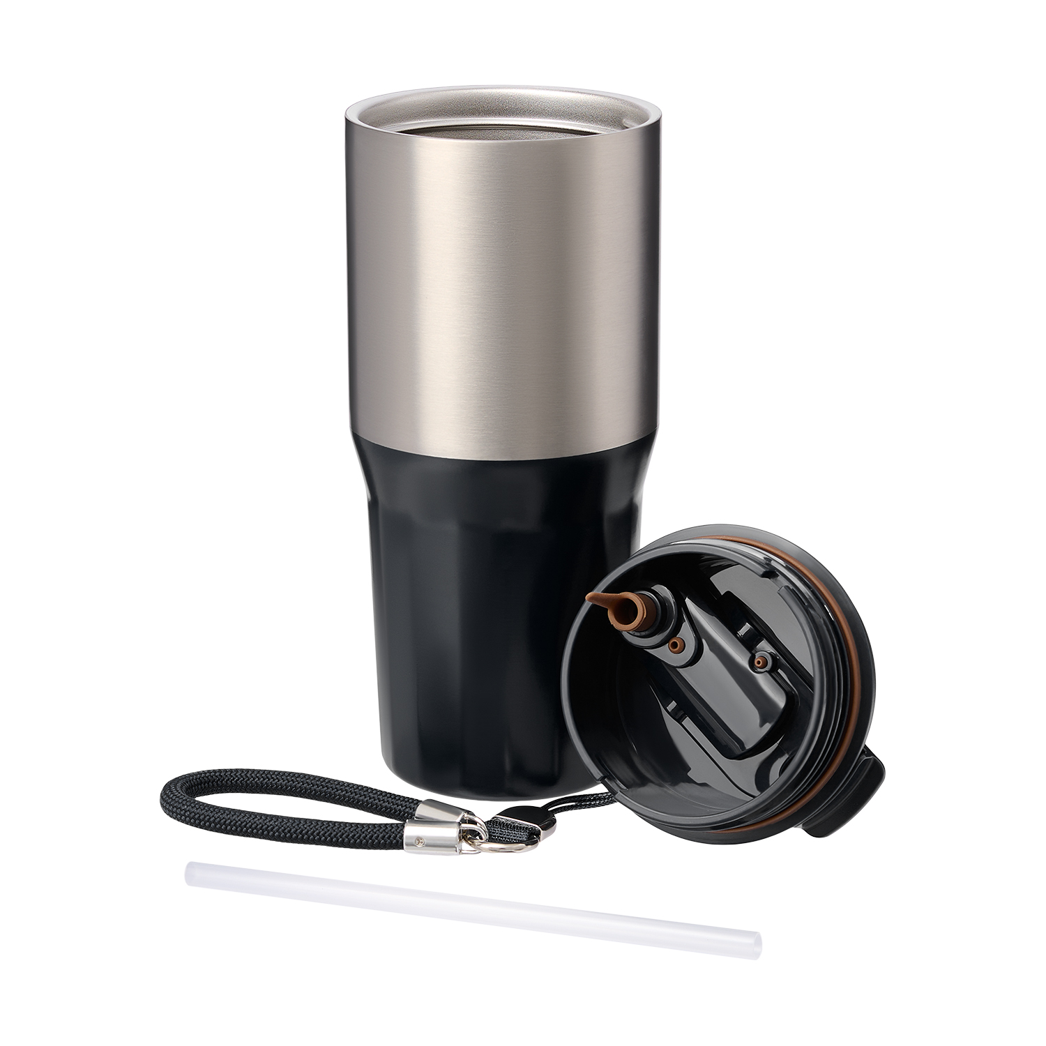 Термокружка вакуумная Авеню (Avenue), черная