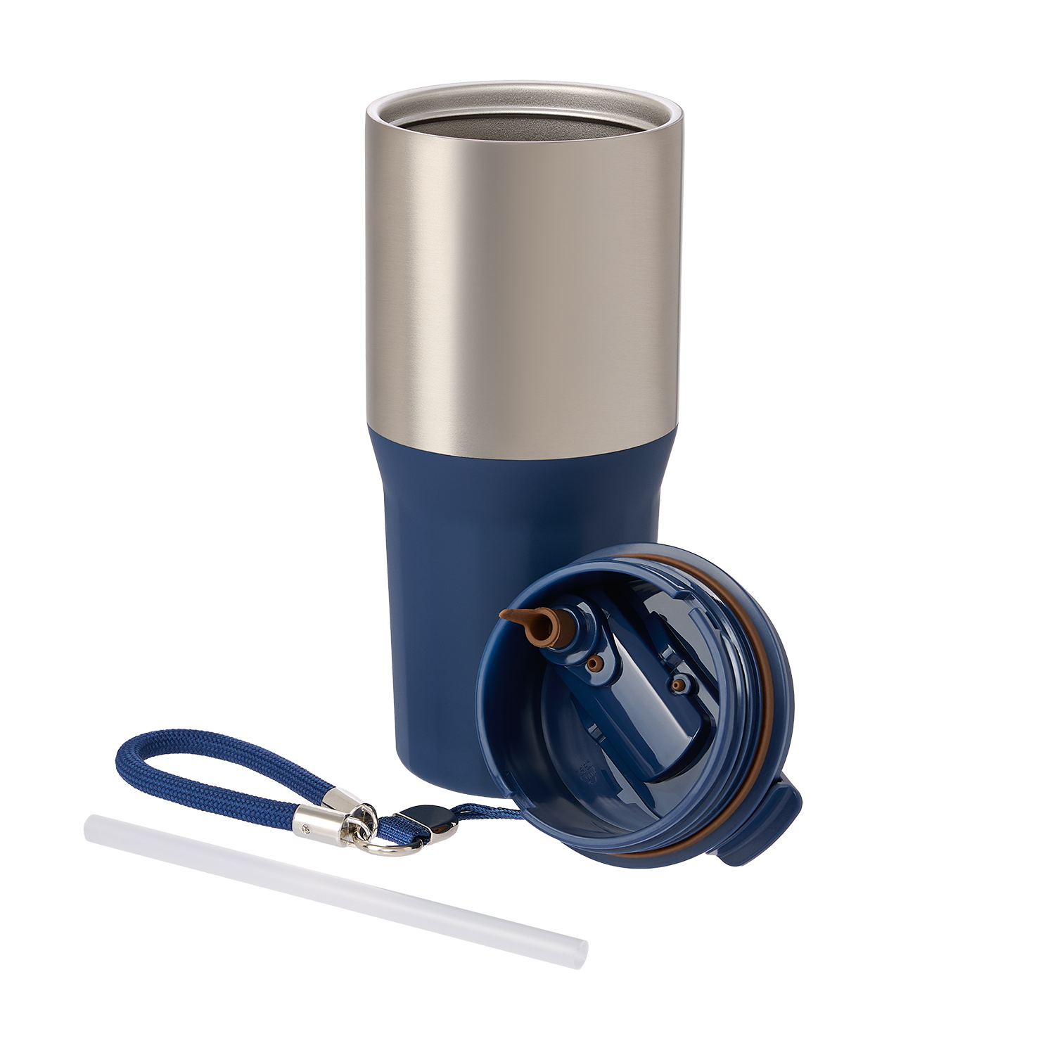 Термокружка вакуумная Авеню (Avenue), синяя