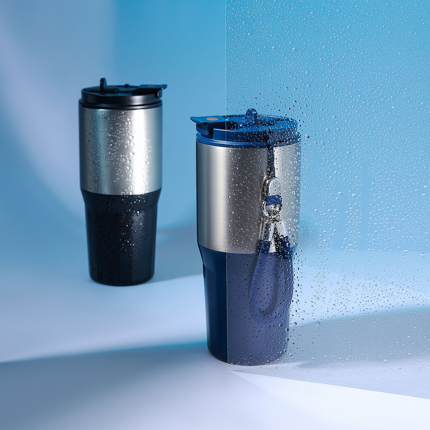 Термокружка вакуумная Авеню (Avenue), серая