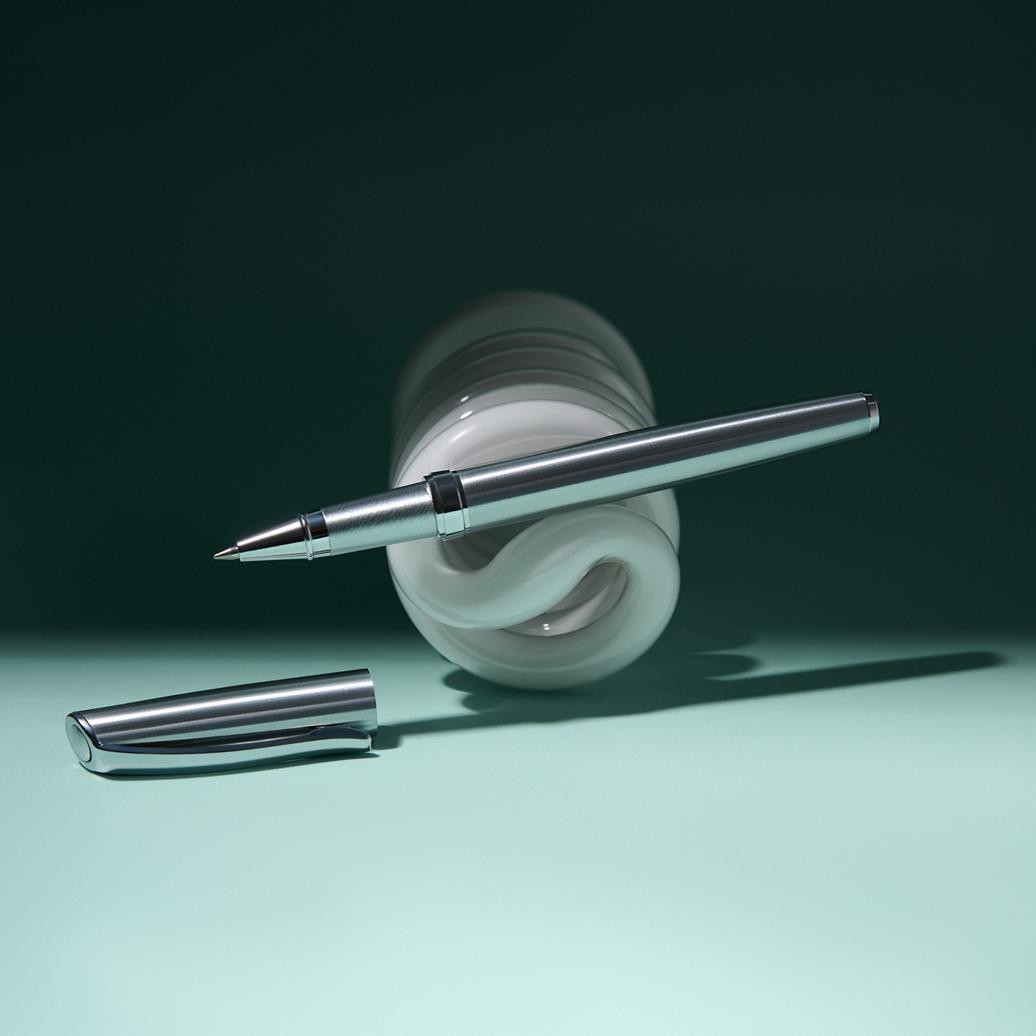 Ручка-роллер Орион (Orion), серебро