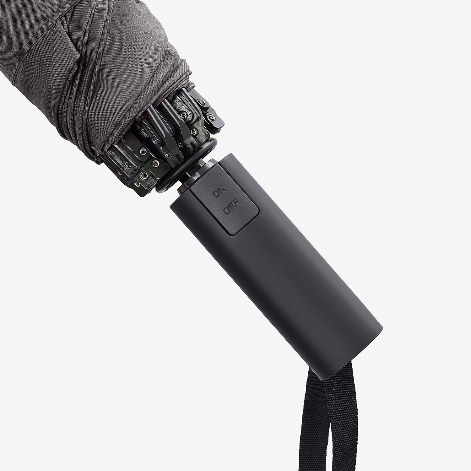 Зонт обратного сложения Олимп (Olymp), серый