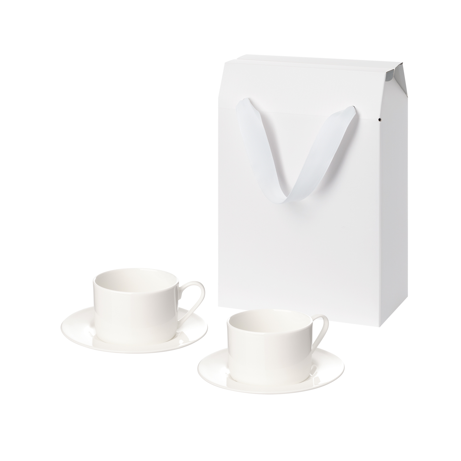 Подарочный набор Мокко (Mokko) в коробке-пакете (две чайных пары)