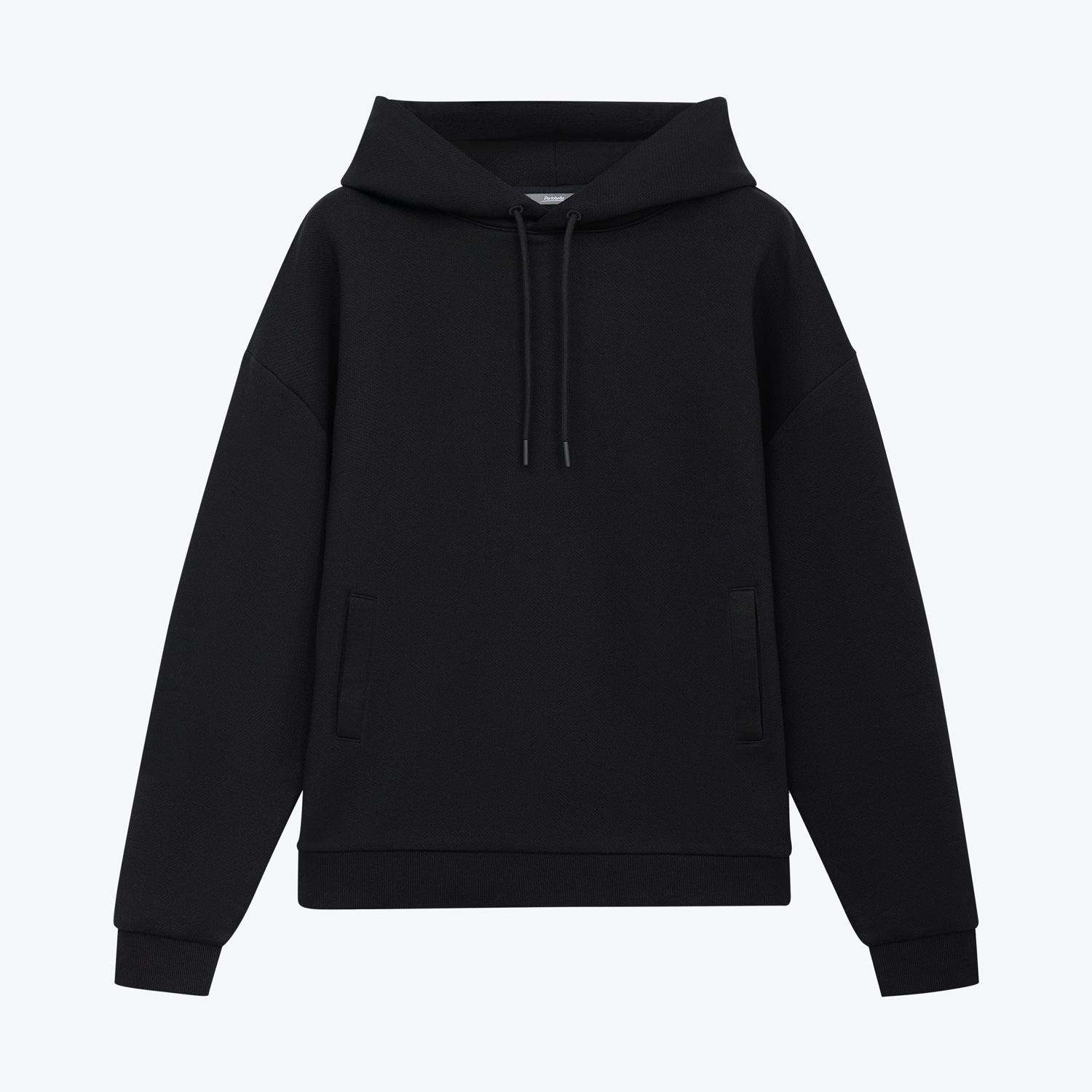 Худи релакс унисекс Баланс (Balance), с начесом, черный, размер 3XL/4XL