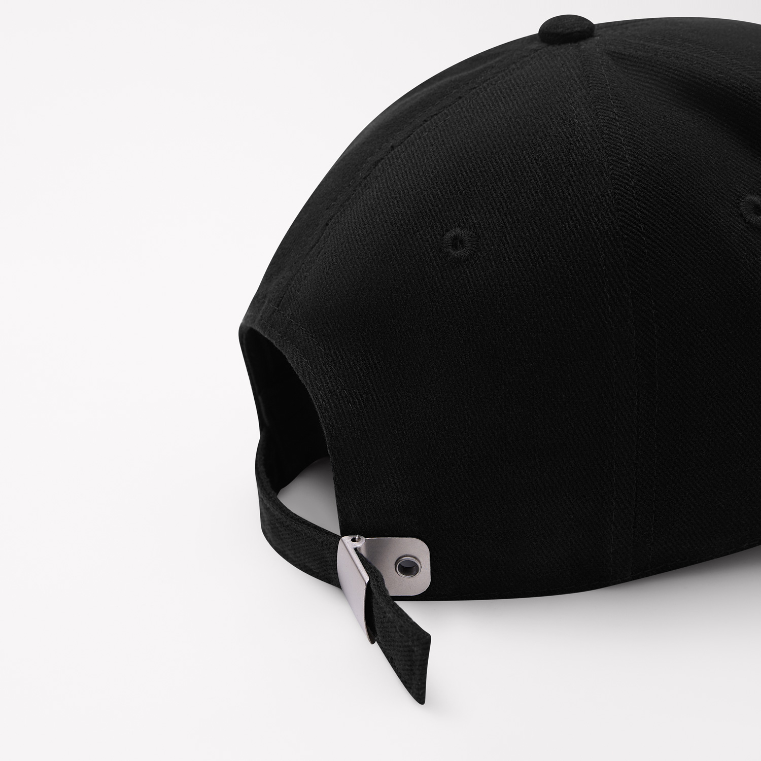 Бейсболка Аксис (Axis), 6 клиньев, черный