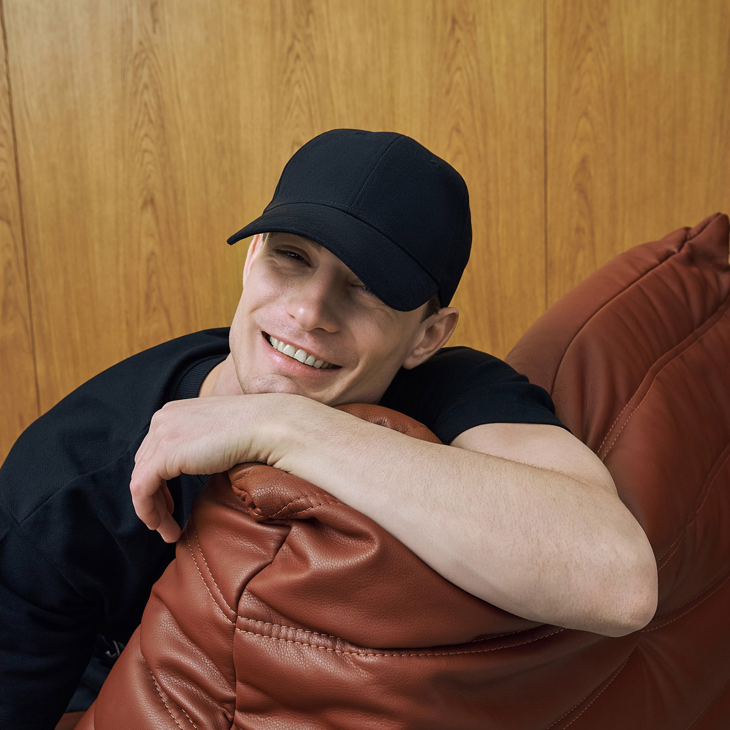 Бейсболка Аксис (Axis), 6 клиньев, черный