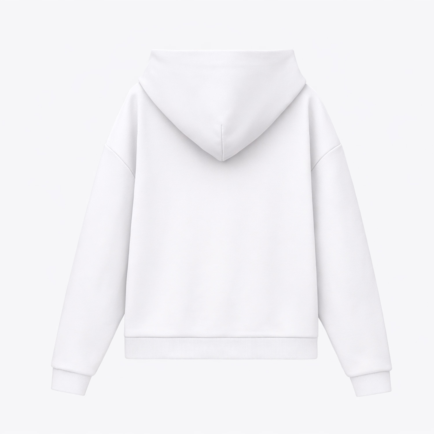 Худи релакс унисекс Баланс (Balance), с начесом, белый, размер XS/S