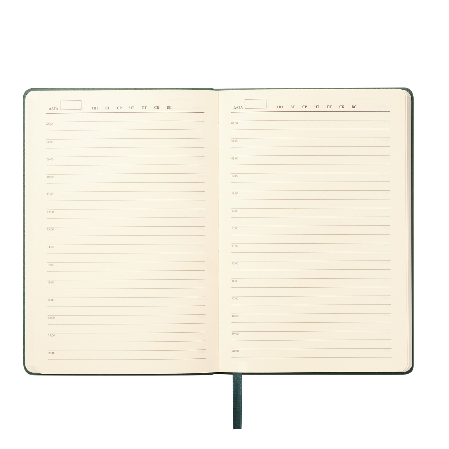 Ежедневник Верона (Verona) недатированный, зеленый (без упаковки, без стикера)