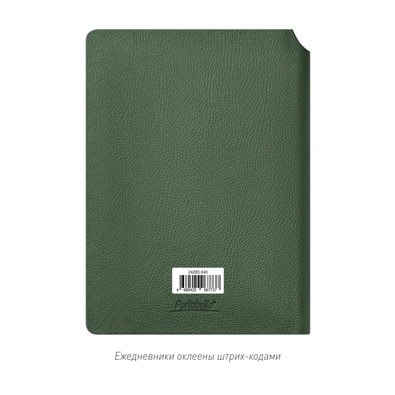 Ежедневник Молто (Molto) недатированный, зеленый (без упаковки, без стикера)