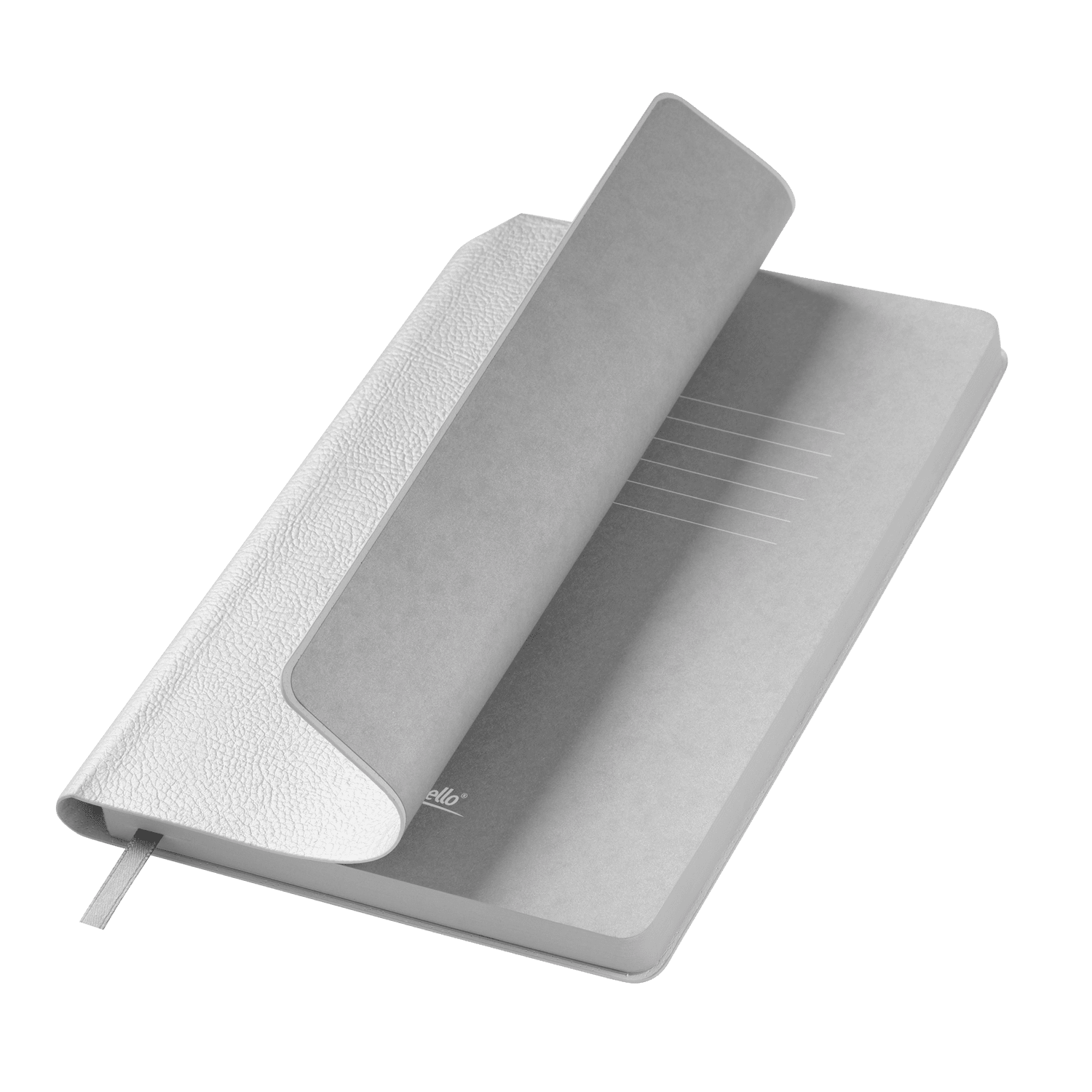 Ежедневник Молто (Molto) недатированный, серебряный (без упаковки, без стикера)