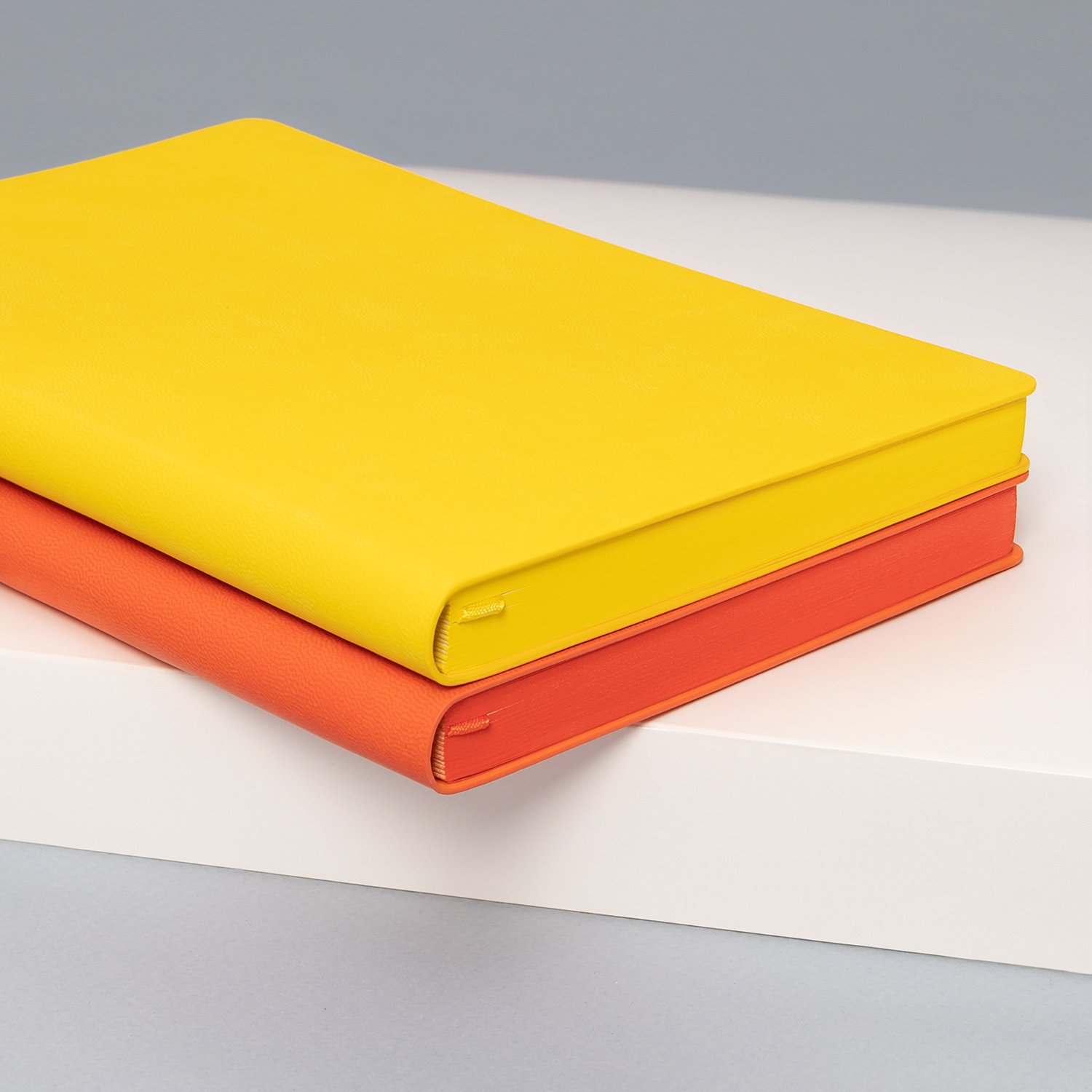 Ежедневник Латте (Latte NEW) недатированный, желтый/желтый (без упаковки, без стикера)