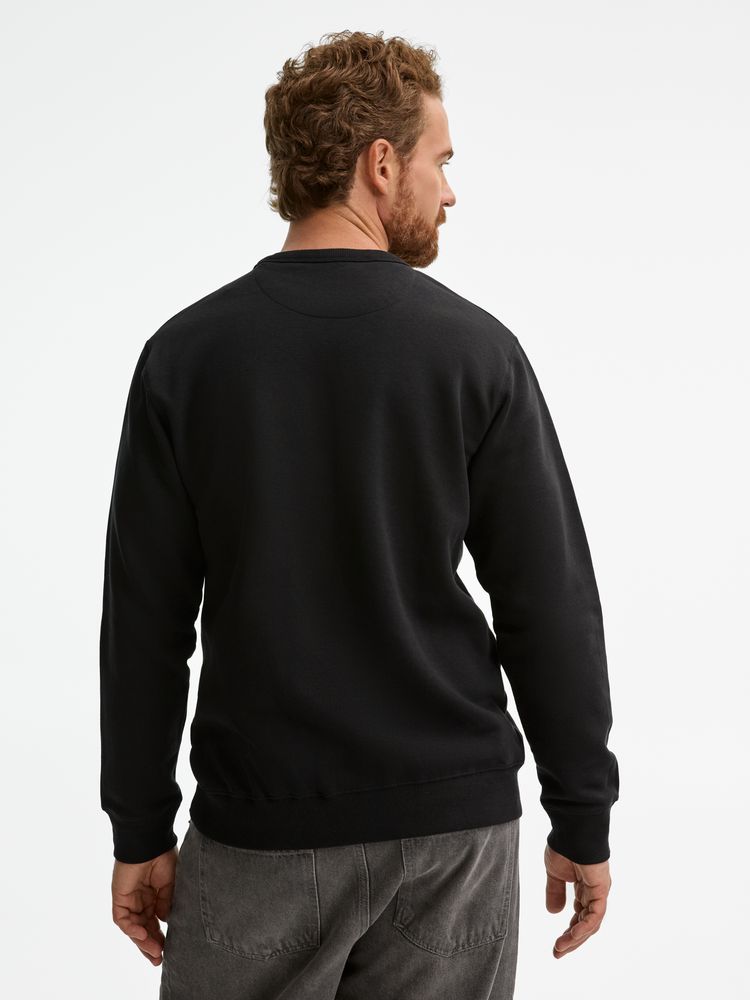 Толстовка унисекс Sully черная, размер XXL