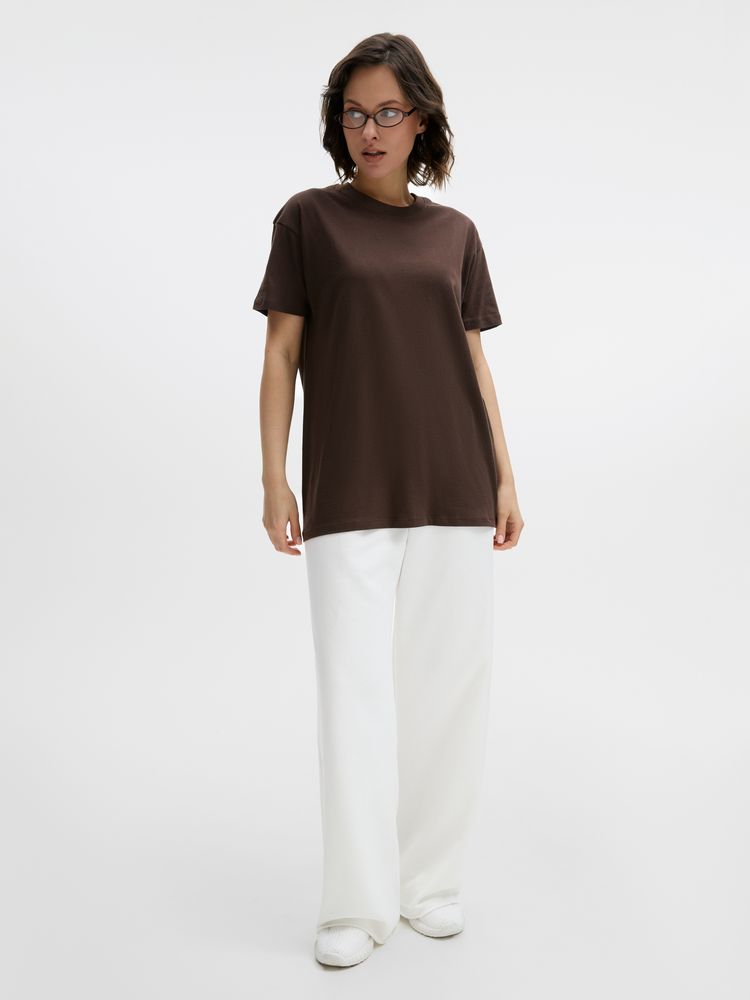 Футболка Regent 150 темно-коричневая (шоколад), размер S