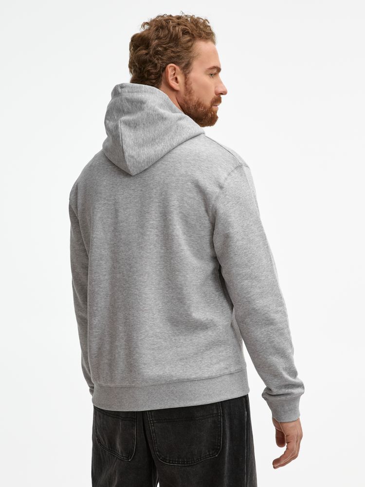 Толстовка унисекс Spencer серый меланж, размер XS
