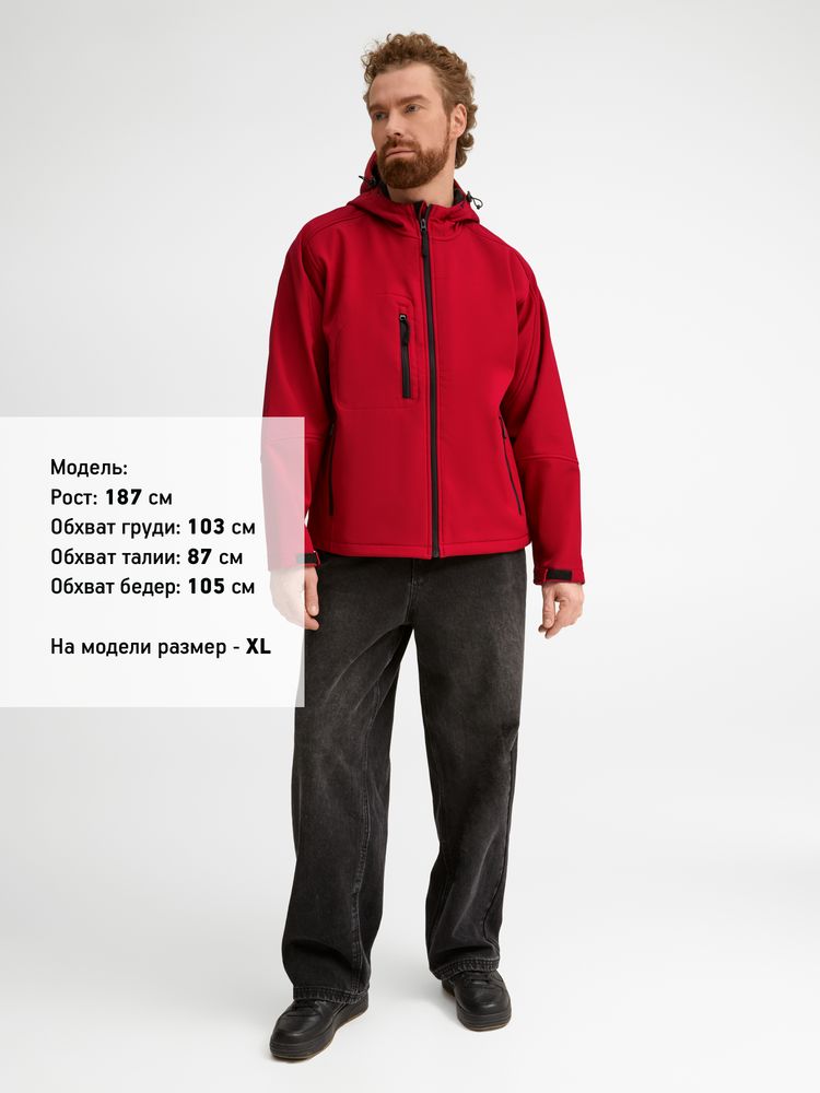 Куртка мужская с капюшоном Replay Men красная, размер S