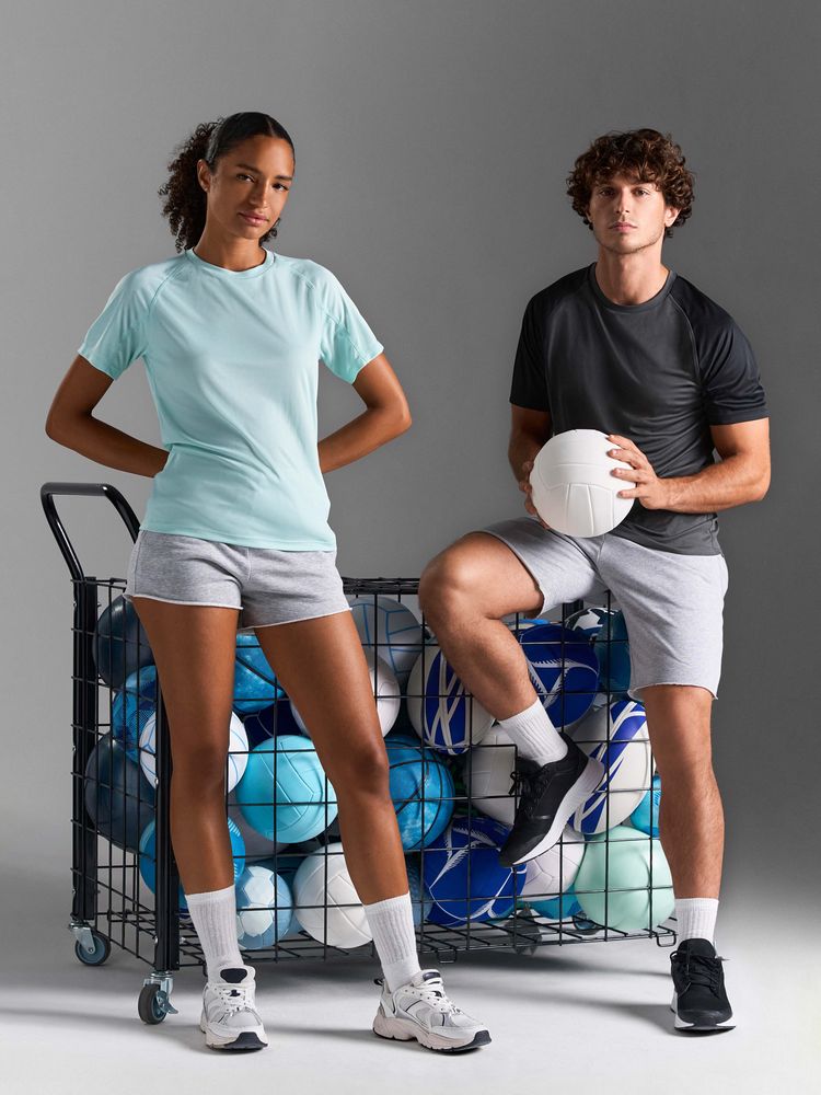 Футболка спортивная унисекс Vortex, ярко-синяя (roayl), размер XS