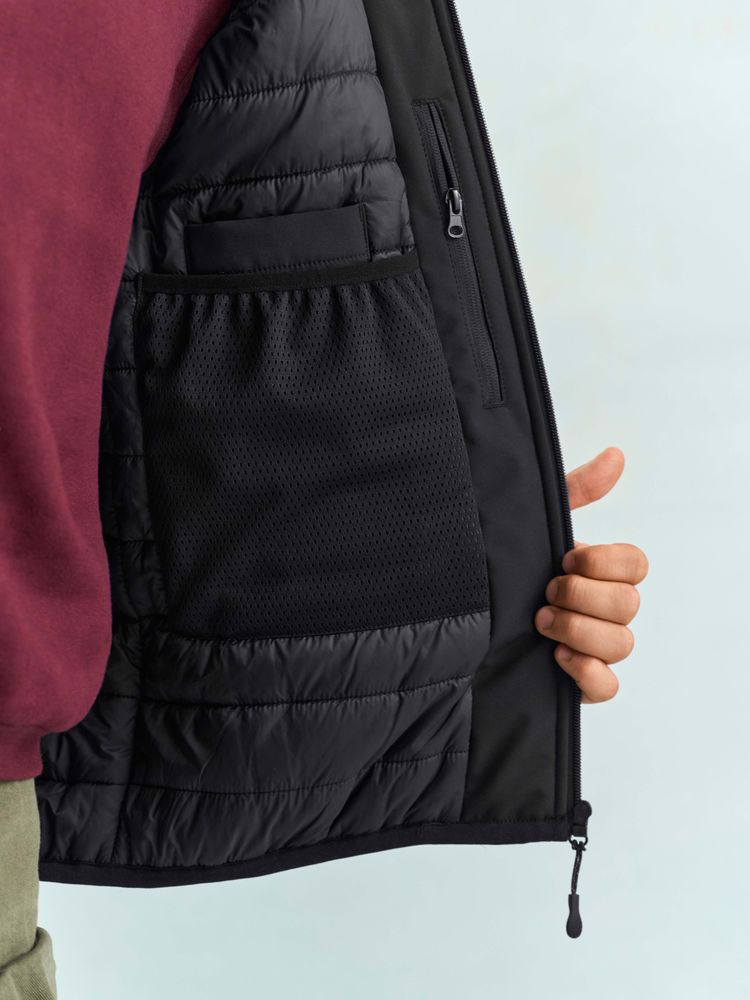 Жилет софтшелл унисекс Falcon BW, красный, размер M