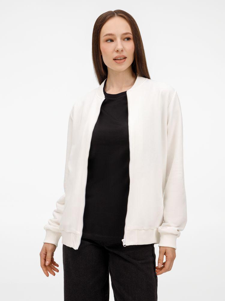 Бомбер унисекс Townie, молочно-белый, размер XL