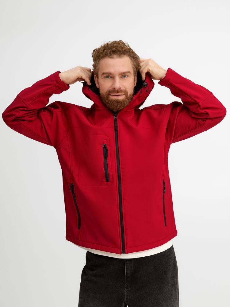 Куртка мужская с капюшоном Replay Men красная, размер S