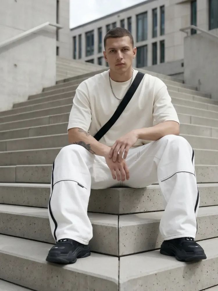 Футболка Oversize Premium 210, молочно-белая, размер L