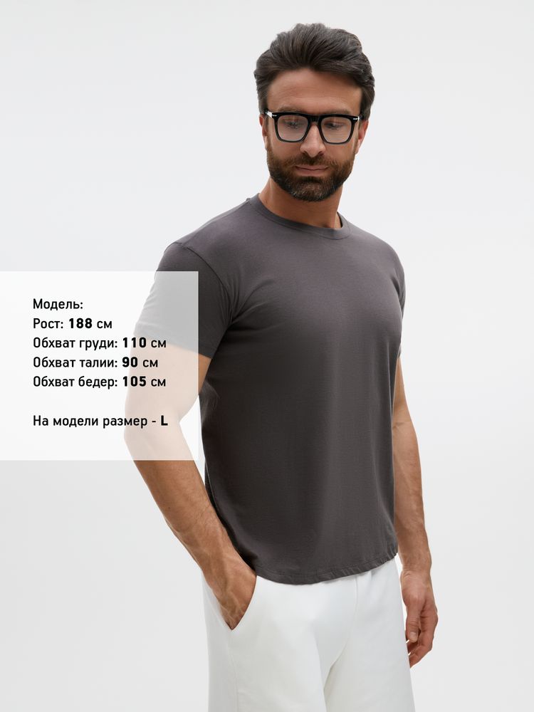 Футболка Regent 150, темно-серая, размер L